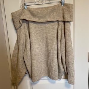 H&M off the shoulder sweater